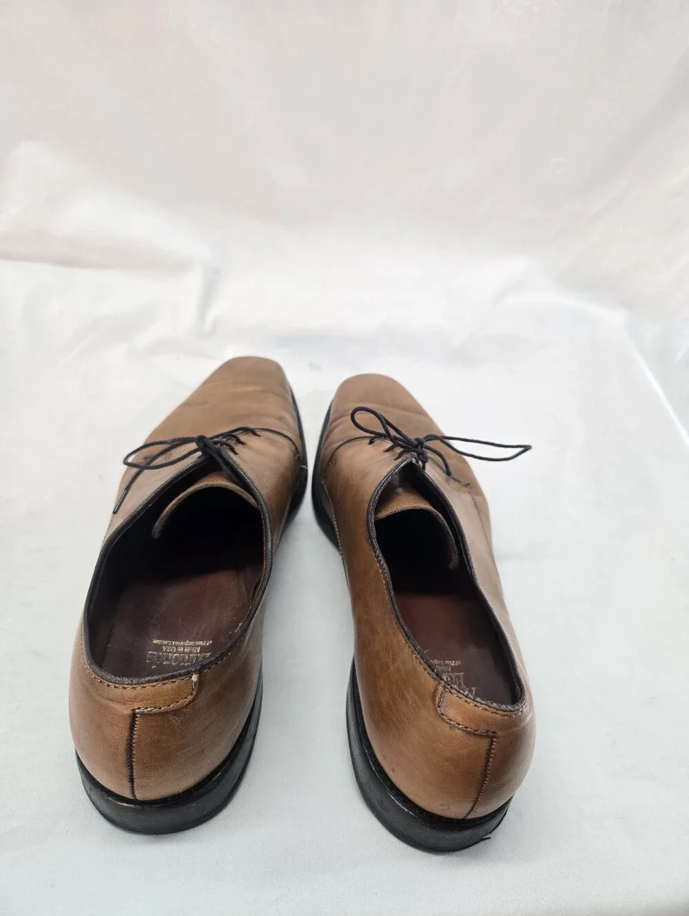 ALLEN EDMONDS Men's Size 12 Kenilworth Plain Toe Blucher Leather Shoes